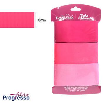 tons de rosa kit 3 fitas progresso C